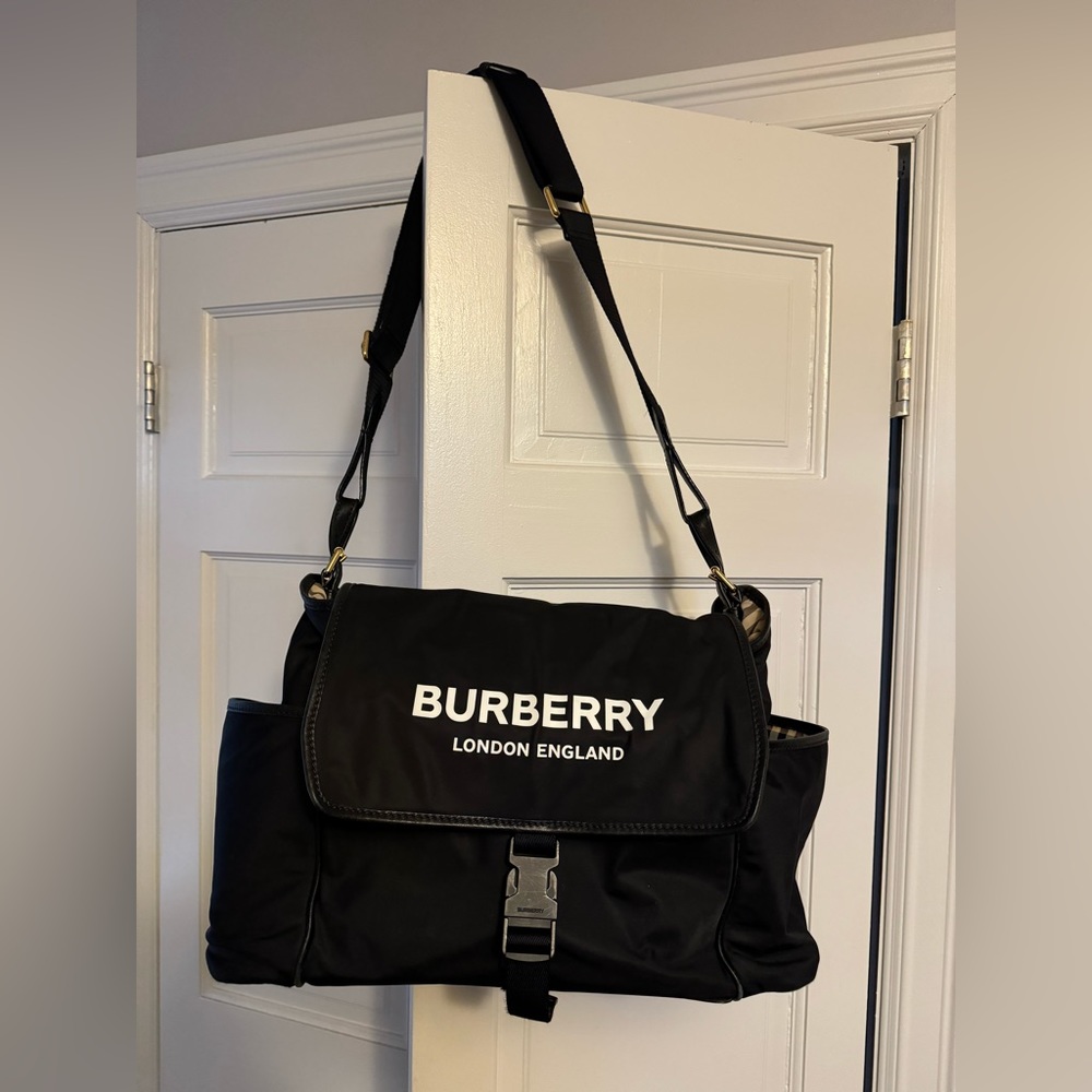 Burberry Nylon Diaper bag